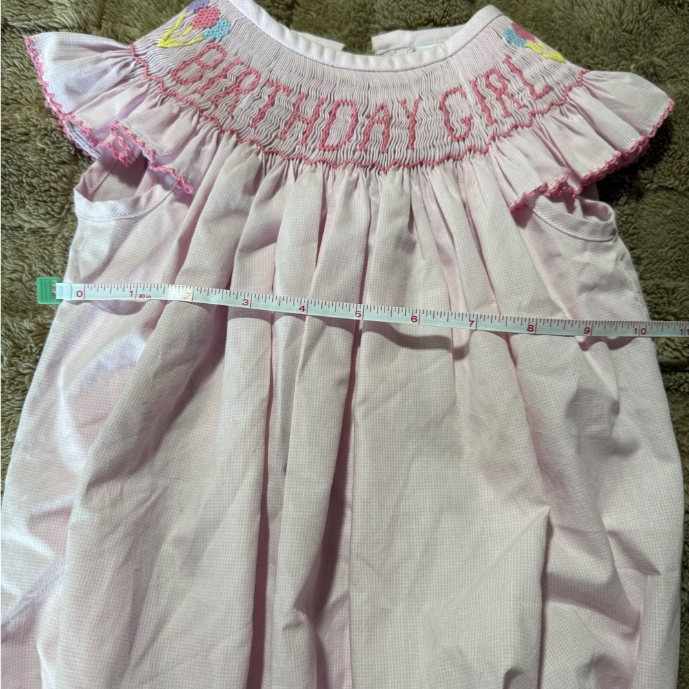 Pink Birthday Girl Romper - Picture 5 of 7